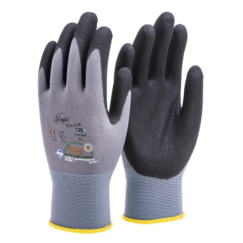 NINJA GLOVE MAXIM COOL GREY SIZE 2XL PK12 